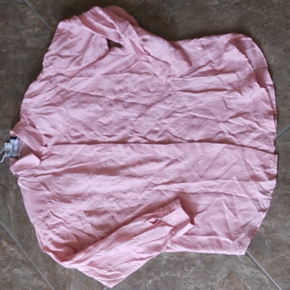 90's Vintage Oversized Long Sleeve Button Up Silk Blouse - Picture 1 of 4